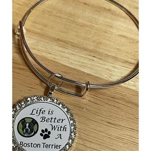 Boston terrier bracelet